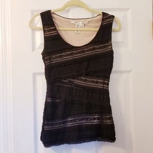 ☘3 for $24☘ Max Studio lacy sleeveless top/tank